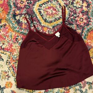a new day Deep Red Camisole Top